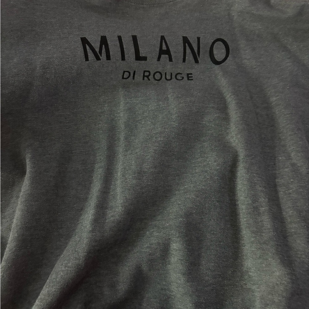 Milano Di Rouge Charcoal Tee